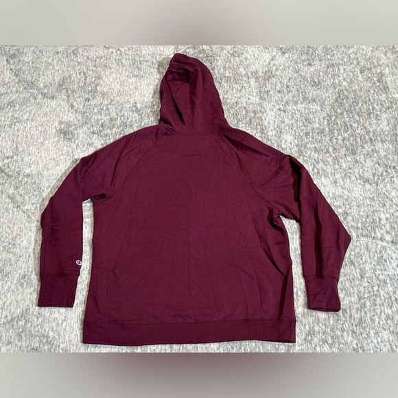 Champion Purple Logo Hoodie Pullover Sweatshirt Ladies Size‎ 2XL - Picture 2 of 5
